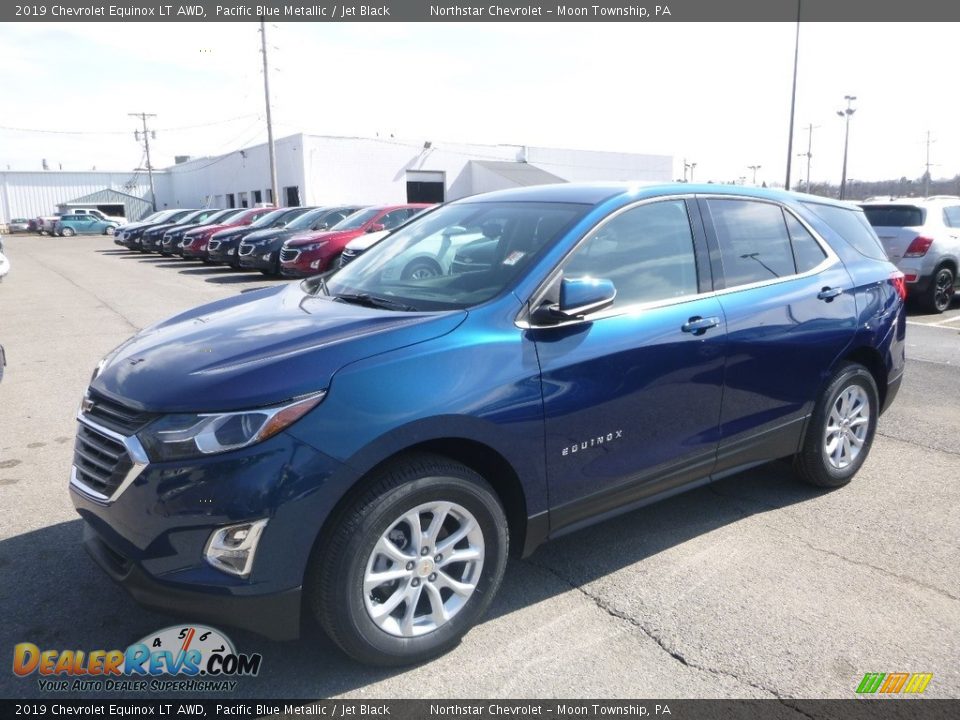 2019 Chevrolet Equinox LT AWD Pacific Blue Metallic / Jet Black Photo #1