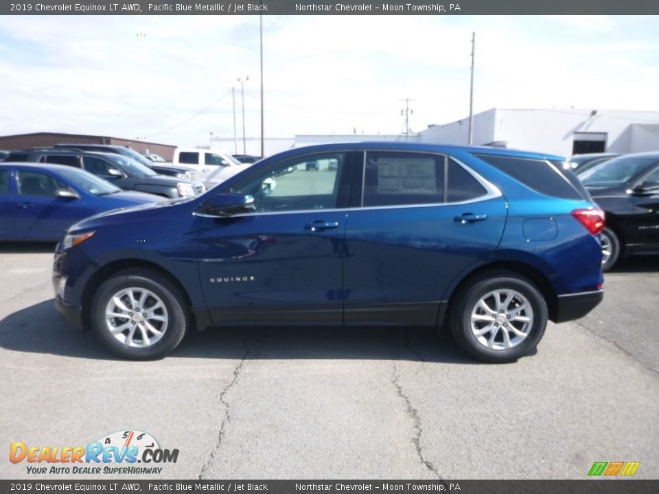 2019 Chevrolet Equinox LT AWD Pacific Blue Metallic / Jet Black Photo #2