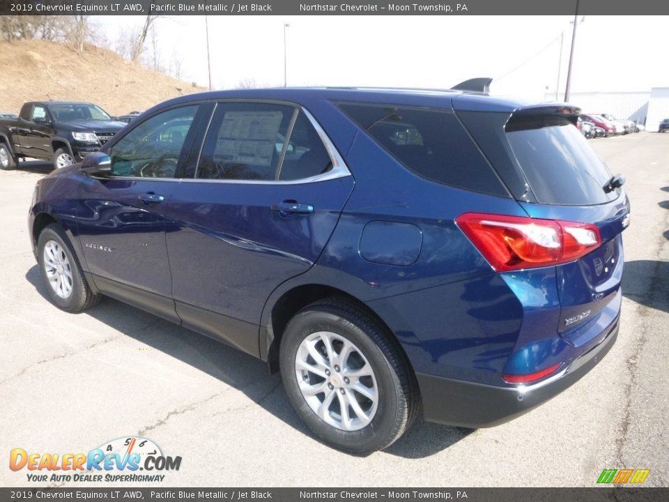 2019 Chevrolet Equinox LT AWD Pacific Blue Metallic / Jet Black Photo #3