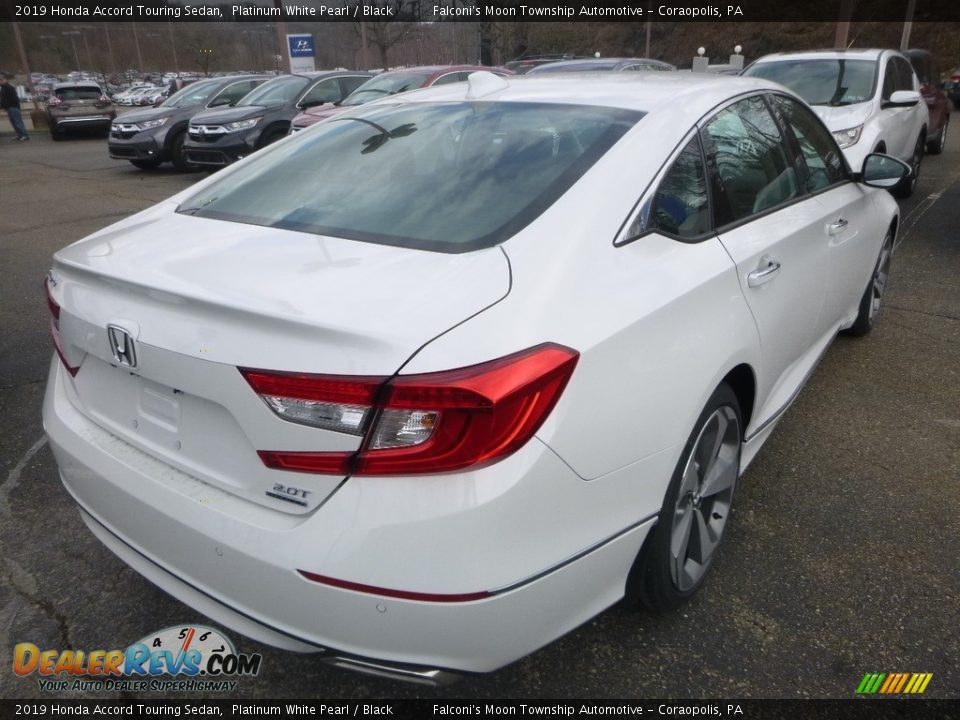 2019 Honda Accord Touring Sedan Platinum White Pearl / Black Photo #5