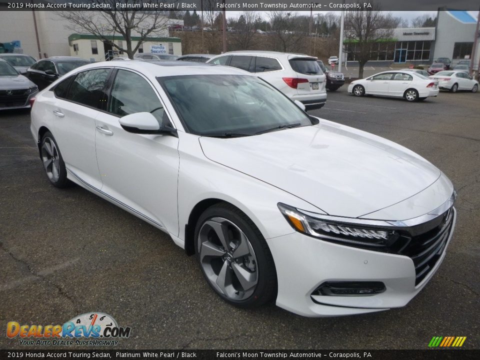 2019 Honda Accord Touring Sedan Platinum White Pearl / Black Photo #6
