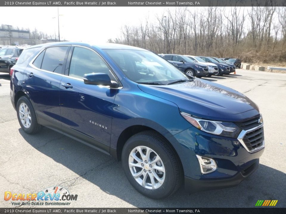 2019 Chevrolet Equinox LT AWD Pacific Blue Metallic / Jet Black Photo #7