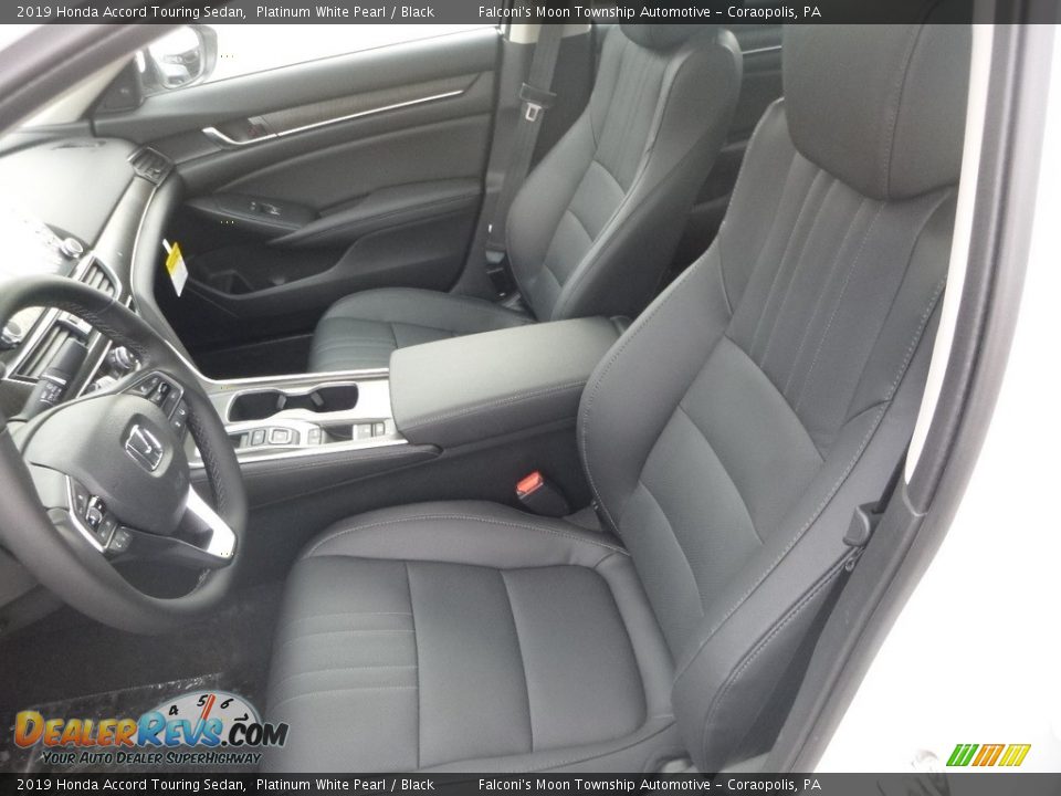 2019 Honda Accord Touring Sedan Platinum White Pearl / Black Photo #8