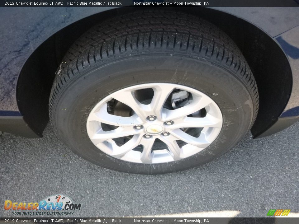 2019 Chevrolet Equinox LT AWD Pacific Blue Metallic / Jet Black Photo #9