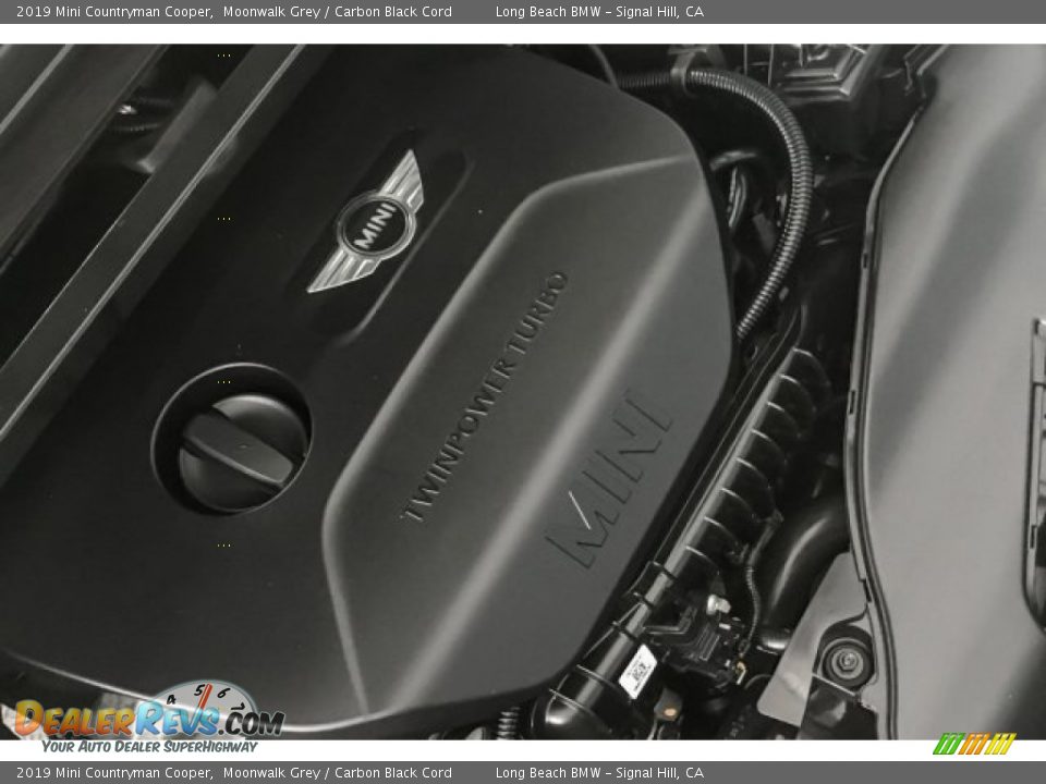 2019 Mini Countryman Cooper Moonwalk Grey / Carbon Black Cord Photo #30