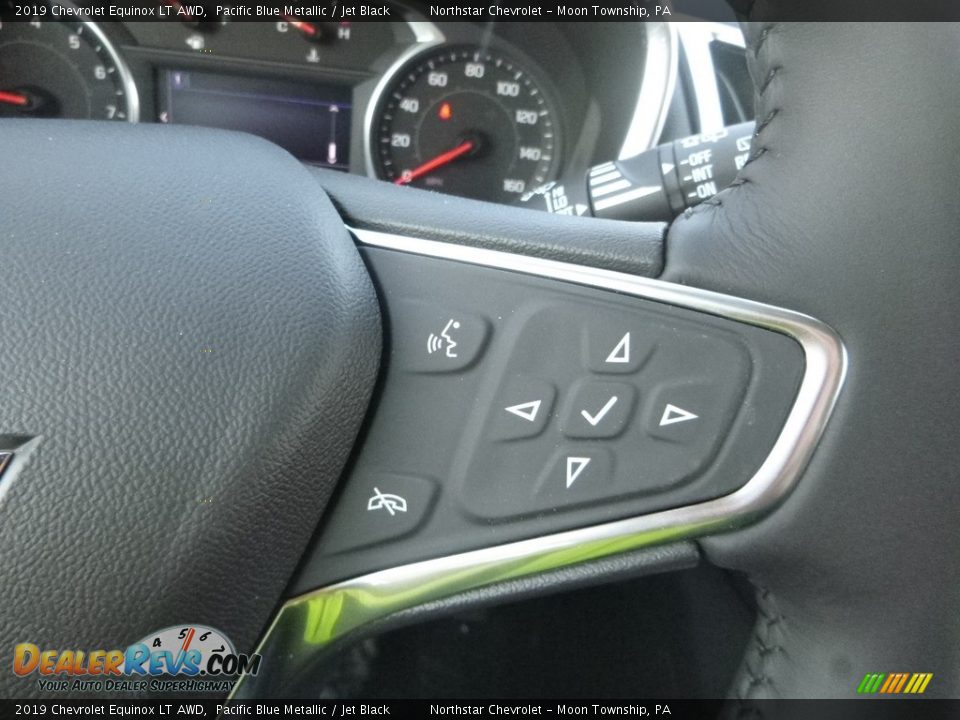 2019 Chevrolet Equinox LT AWD Pacific Blue Metallic / Jet Black Photo #19