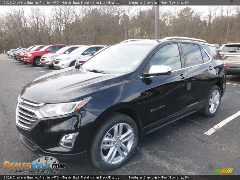 2019 Chevrolet Equinox Premier AWD Mosaic Black Metallic / Jet Black/Brandy Photo #1