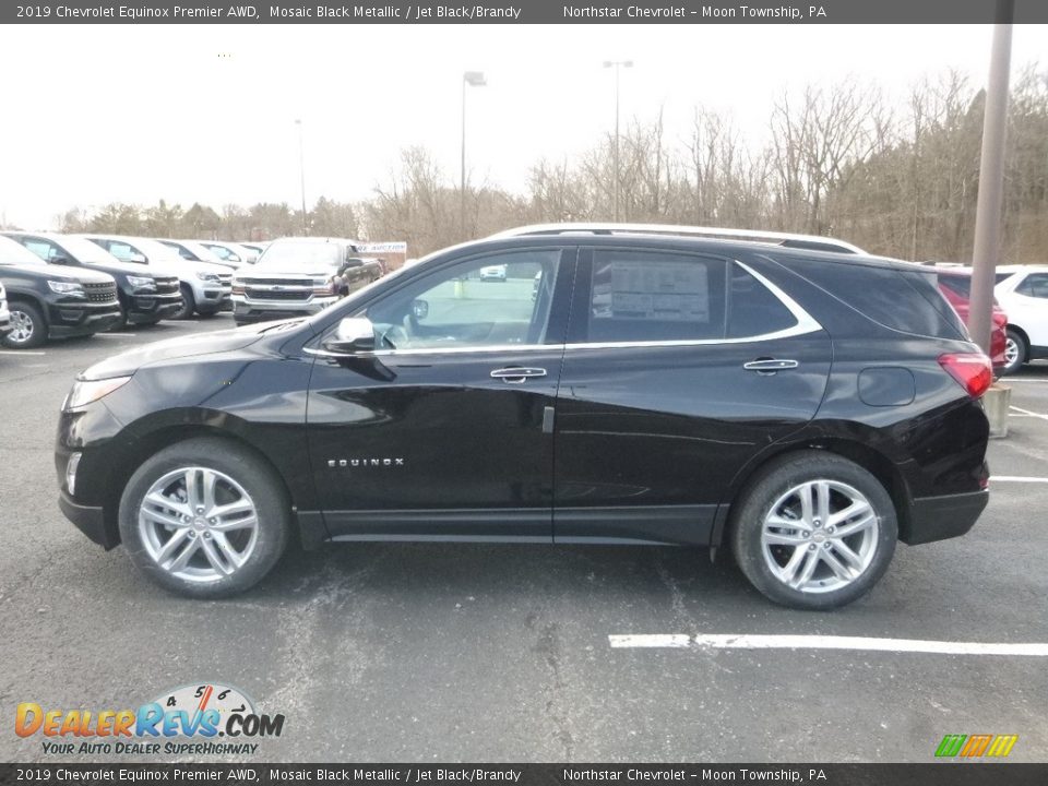 2019 Chevrolet Equinox Premier AWD Mosaic Black Metallic / Jet Black/Brandy Photo #2