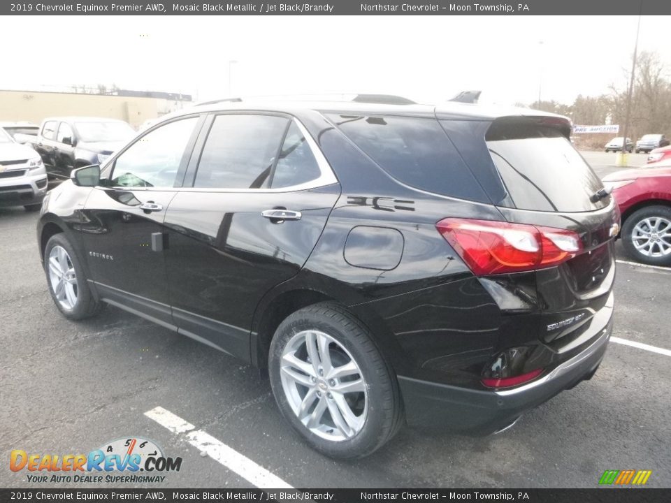 2019 Chevrolet Equinox Premier AWD Mosaic Black Metallic / Jet Black/Brandy Photo #3
