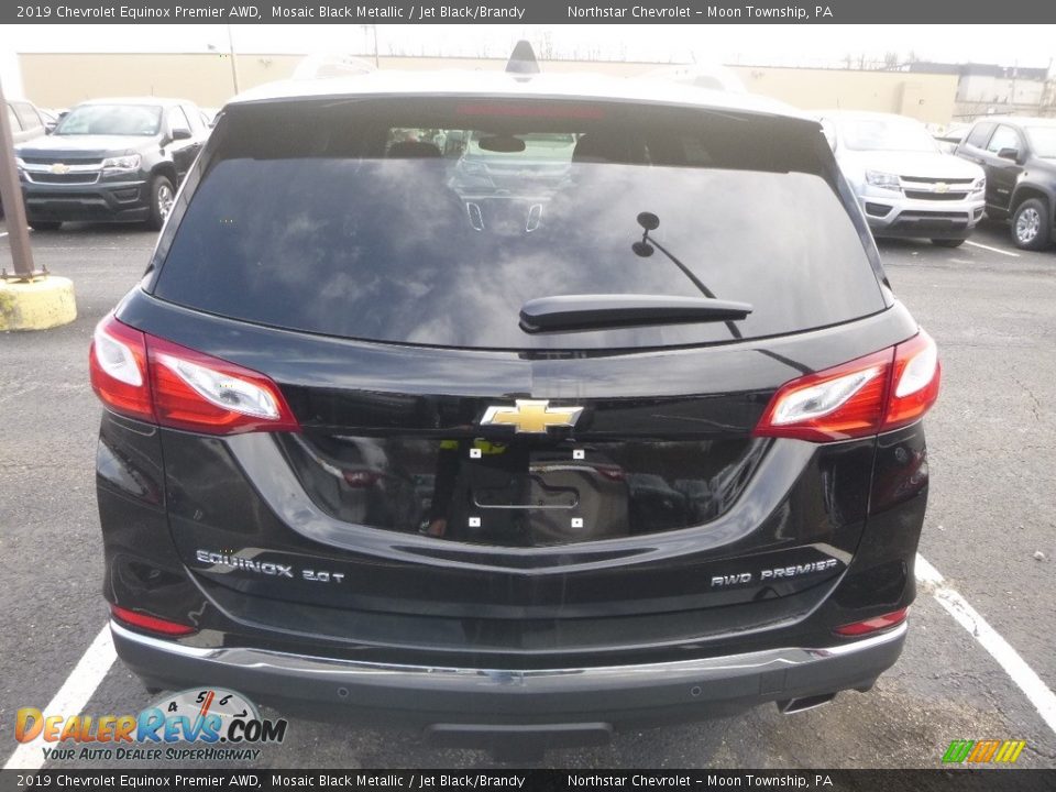 2019 Chevrolet Equinox Premier AWD Mosaic Black Metallic / Jet Black/Brandy Photo #4