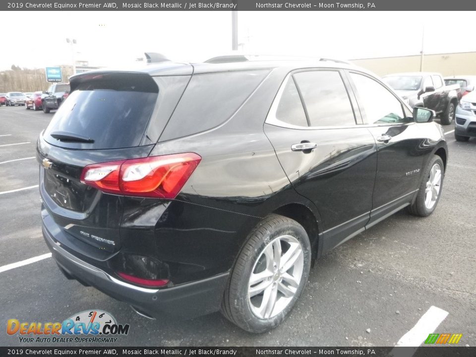 2019 Chevrolet Equinox Premier AWD Mosaic Black Metallic / Jet Black/Brandy Photo #5