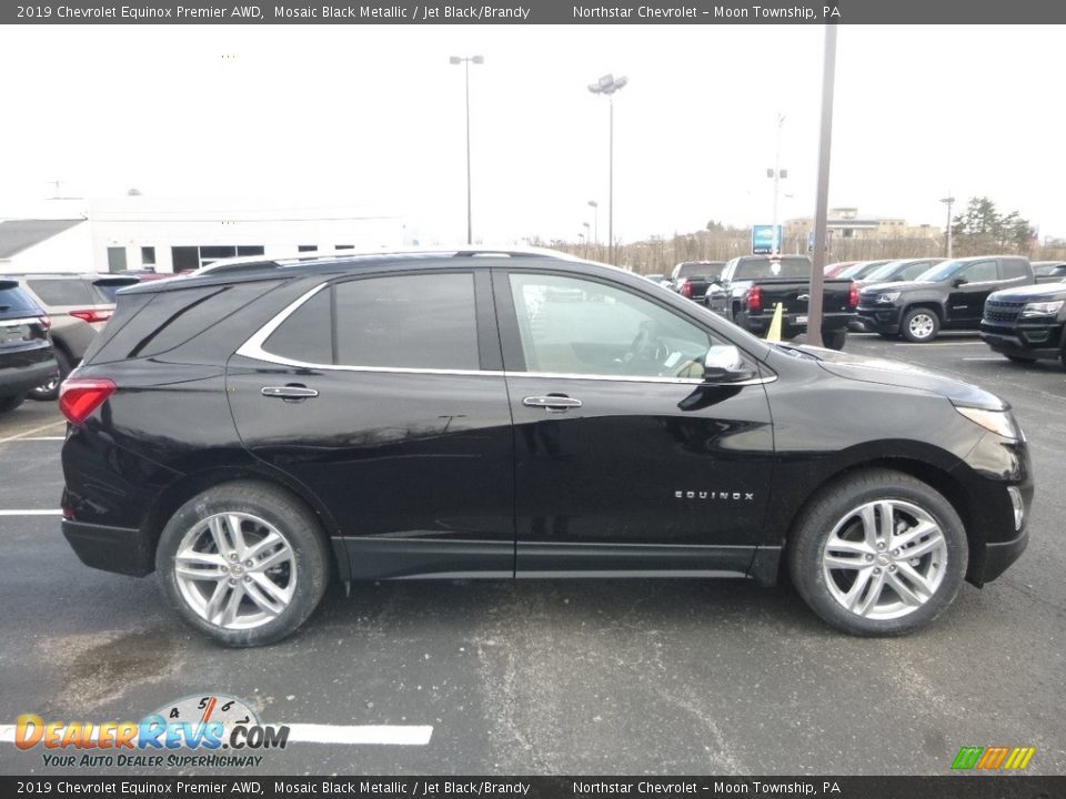 2019 Chevrolet Equinox Premier AWD Mosaic Black Metallic / Jet Black/Brandy Photo #6