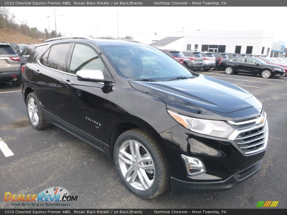 2019 Chevrolet Equinox Premier AWD Mosaic Black Metallic / Jet Black/Brandy Photo #7