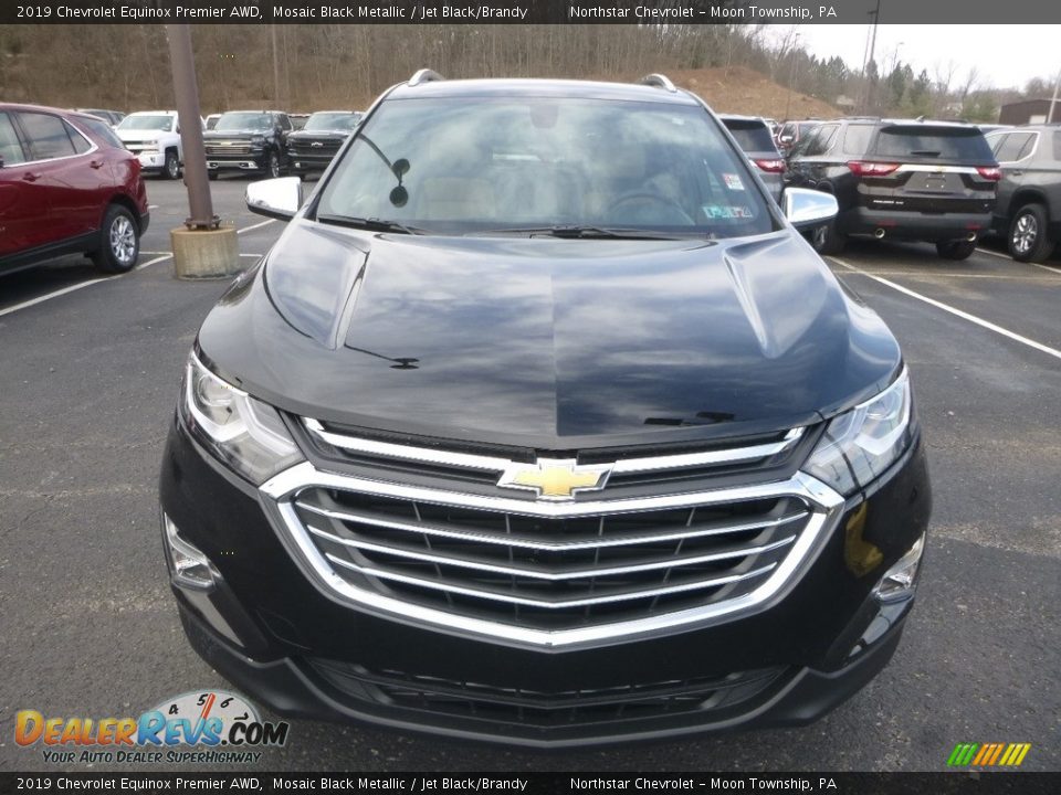 2019 Chevrolet Equinox Premier AWD Mosaic Black Metallic / Jet Black/Brandy Photo #8