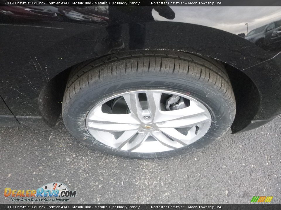 2019 Chevrolet Equinox Premier AWD Mosaic Black Metallic / Jet Black/Brandy Photo #9