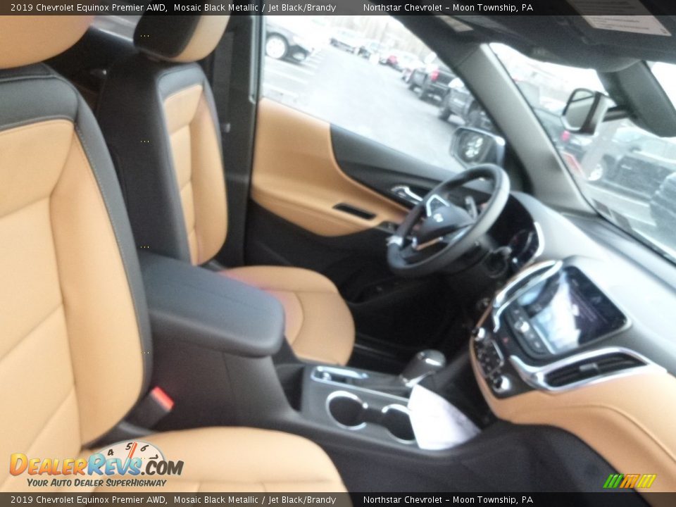 2019 Chevrolet Equinox Premier AWD Mosaic Black Metallic / Jet Black/Brandy Photo #10