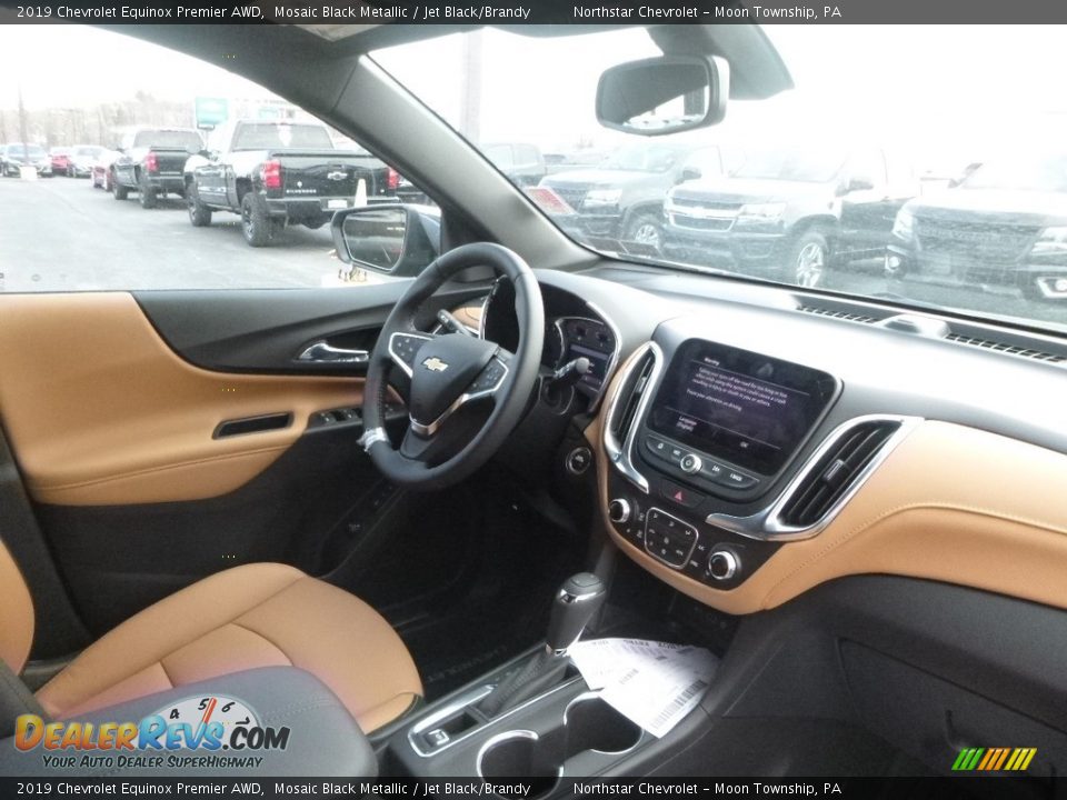 2019 Chevrolet Equinox Premier AWD Mosaic Black Metallic / Jet Black/Brandy Photo #11