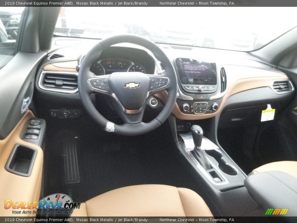 2019 Chevrolet Equinox Premier AWD Mosaic Black Metallic / Jet Black/Brandy Photo #13