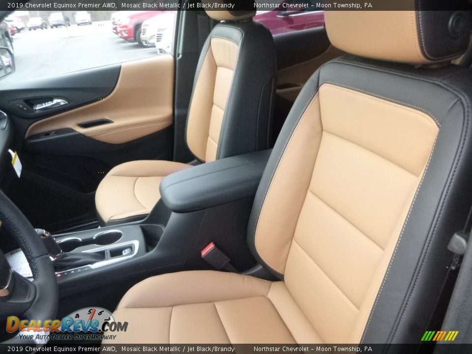 2019 Chevrolet Equinox Premier AWD Mosaic Black Metallic / Jet Black/Brandy Photo #15