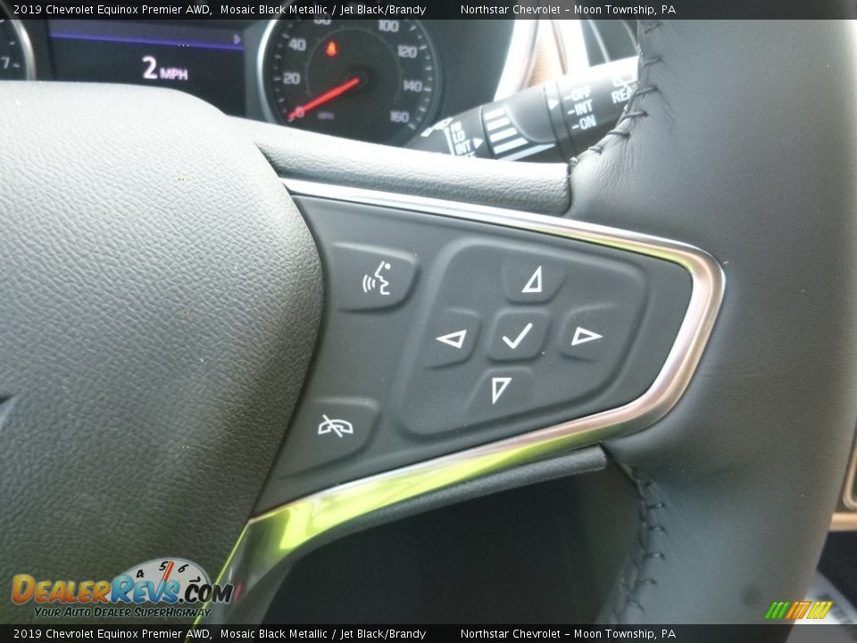 2019 Chevrolet Equinox Premier AWD Mosaic Black Metallic / Jet Black/Brandy Photo #19