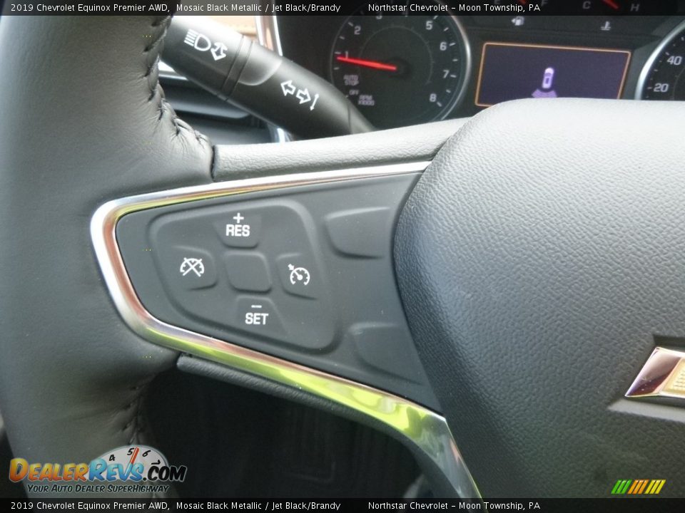 2019 Chevrolet Equinox Premier AWD Mosaic Black Metallic / Jet Black/Brandy Photo #20