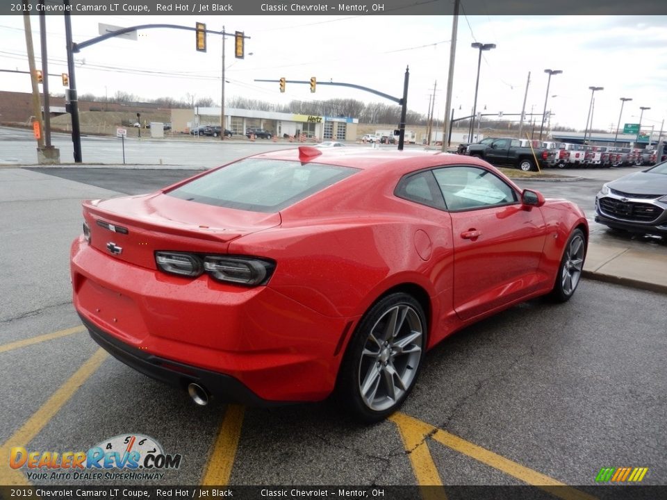 2019 Chevrolet Camaro LT Coupe Red Hot / Jet Black Photo #4