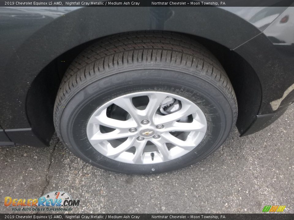 2019 Chevrolet Equinox LS AWD Nightfall Gray Metallic / Medium Ash Gray Photo #8