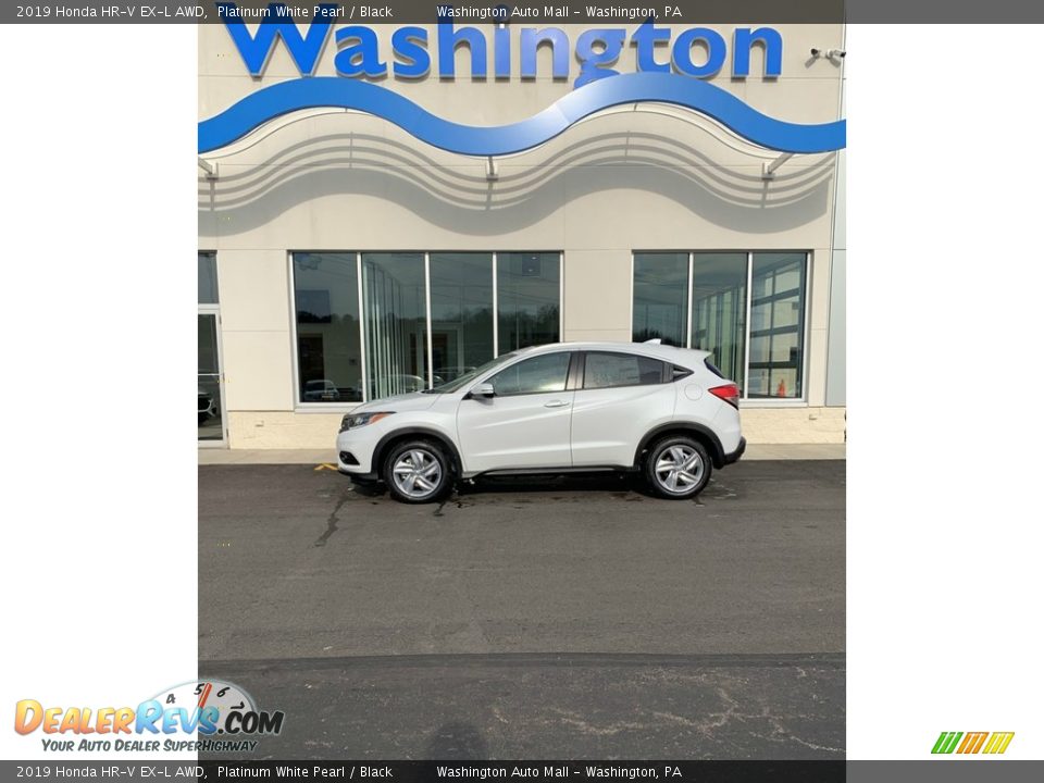2019 Honda HR-V EX-L AWD Platinum White Pearl / Black Photo #1