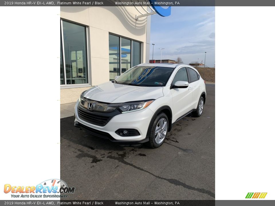 2019 Honda HR-V EX-L AWD Platinum White Pearl / Black Photo #2