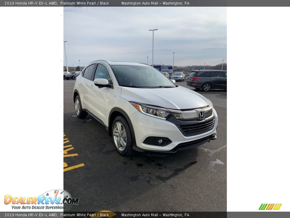 2019 Honda HR-V EX-L AWD Platinum White Pearl / Black Photo #4