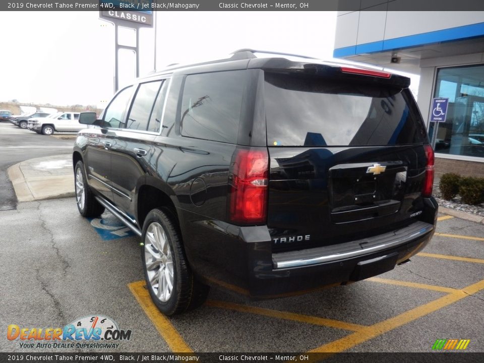 2019 Chevrolet Tahoe Premier 4WD Black / Jet Black/Mahogany Photo #5