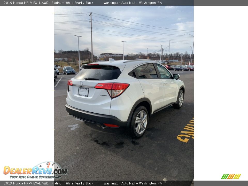 2019 Honda HR-V EX-L AWD Platinum White Pearl / Black Photo #5