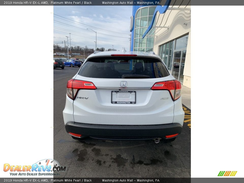 2019 Honda HR-V EX-L AWD Platinum White Pearl / Black Photo #6