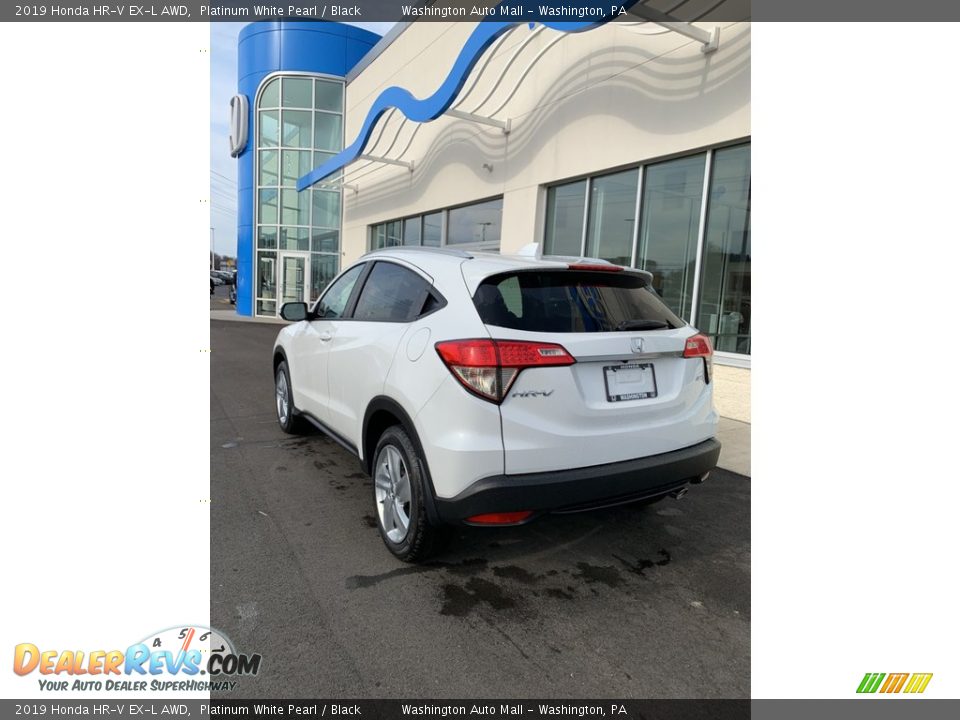 2019 Honda HR-V EX-L AWD Platinum White Pearl / Black Photo #7