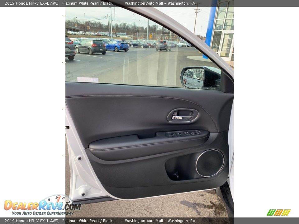 2019 Honda HR-V EX-L AWD Platinum White Pearl / Black Photo #8