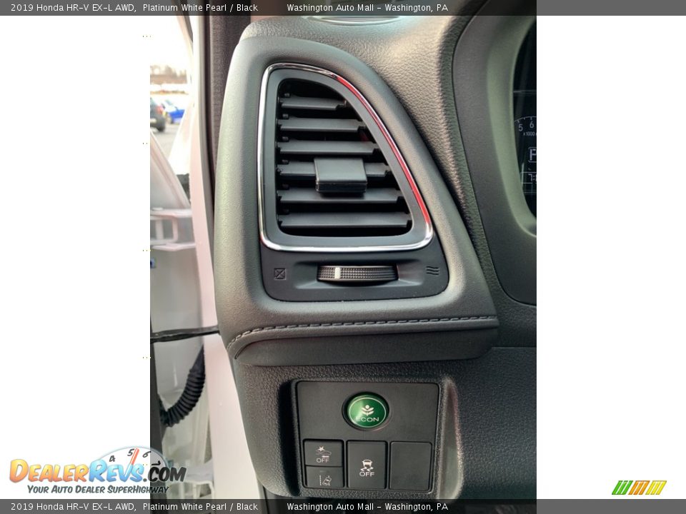 2019 Honda HR-V EX-L AWD Platinum White Pearl / Black Photo #10