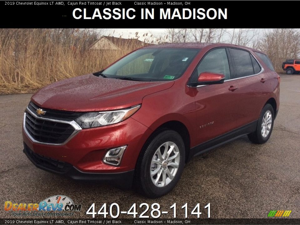 2019 Chevrolet Equinox LT AWD Cajun Red Tintcoat / Jet Black Photo #1