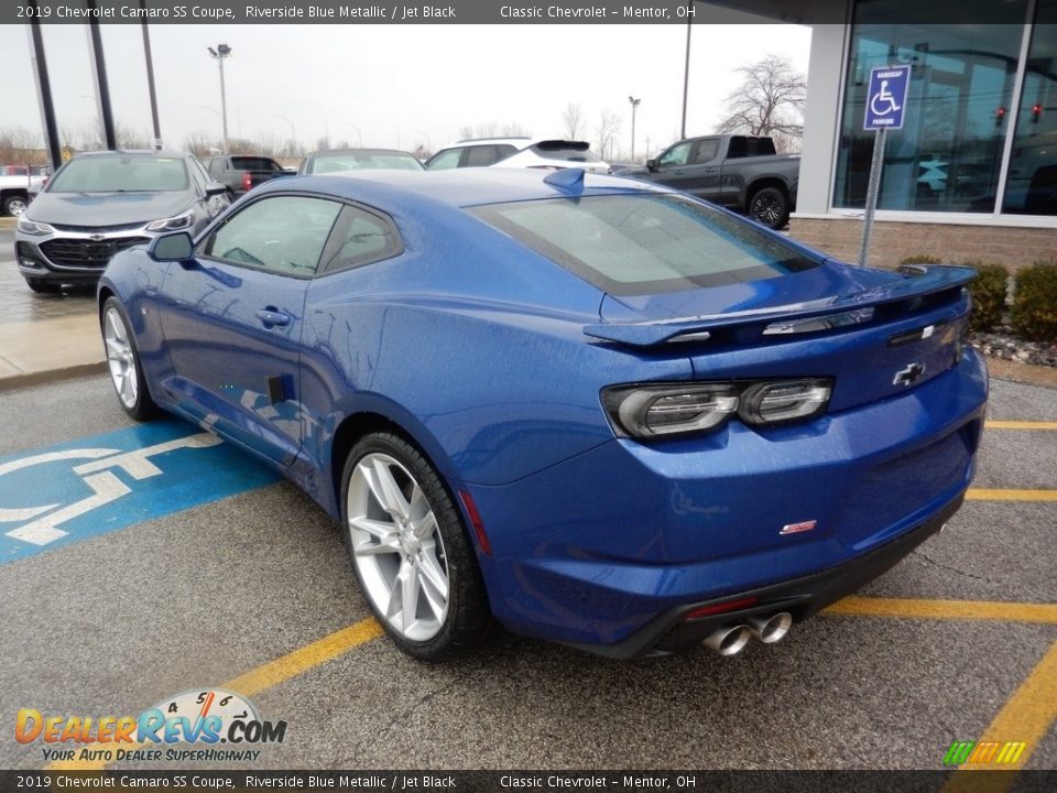 2019 Chevrolet Camaro SS Coupe Riverside Blue Metallic / Jet Black Photo #5
