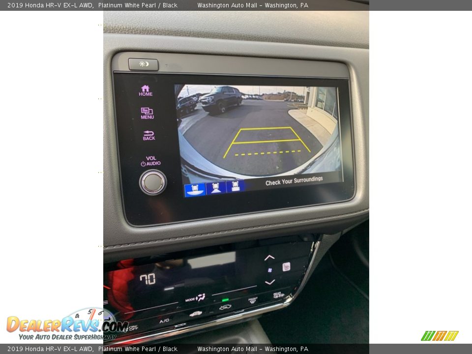 2019 Honda HR-V EX-L AWD Platinum White Pearl / Black Photo #34