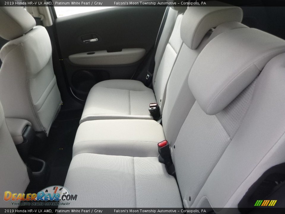2019 Honda HR-V LX AWD Platinum White Pearl / Gray Photo #10