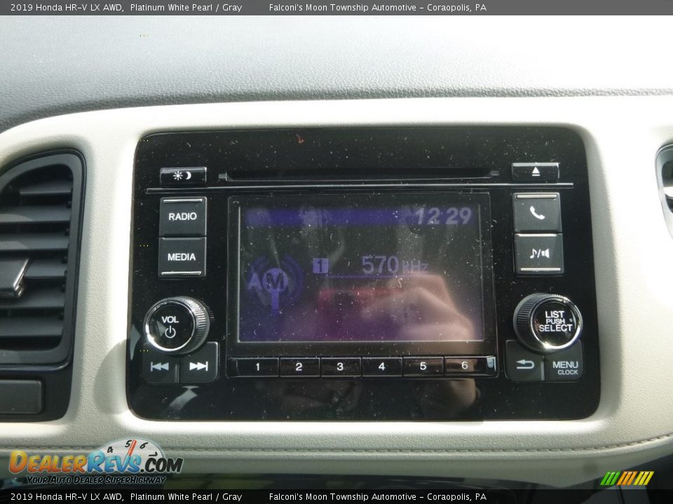 2019 Honda HR-V LX AWD Platinum White Pearl / Gray Photo #13
