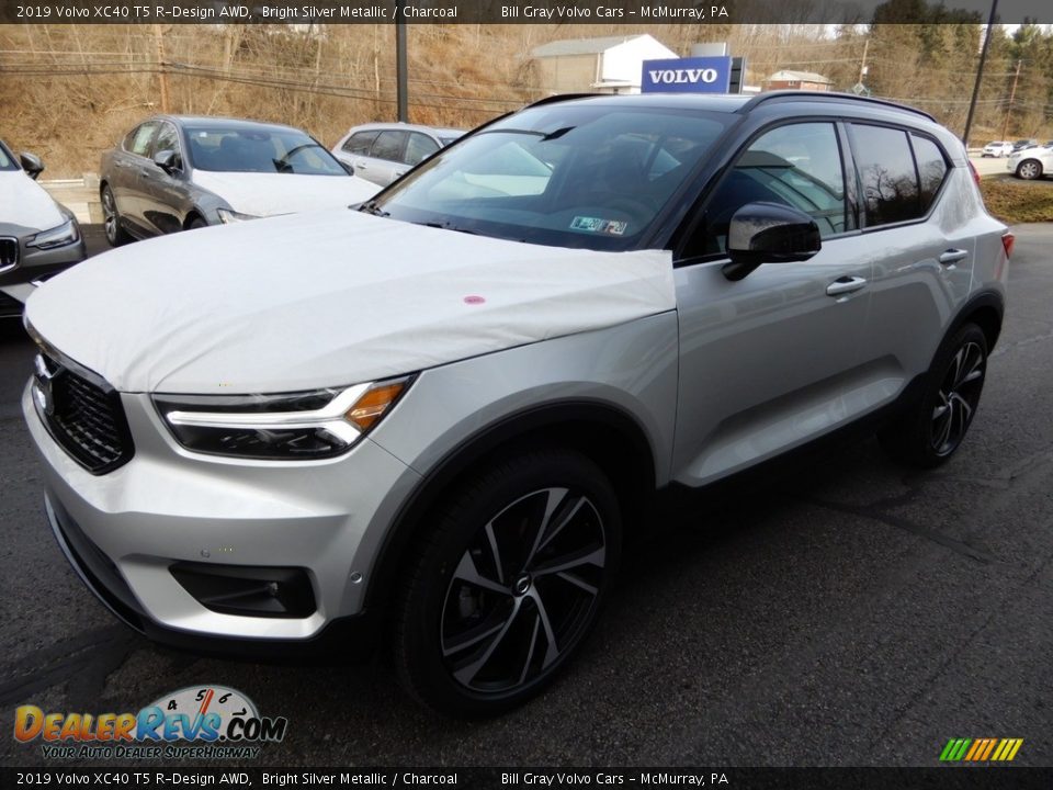 2019 Volvo XC40 T5 R-Design AWD Bright Silver Metallic / Charcoal Photo #5