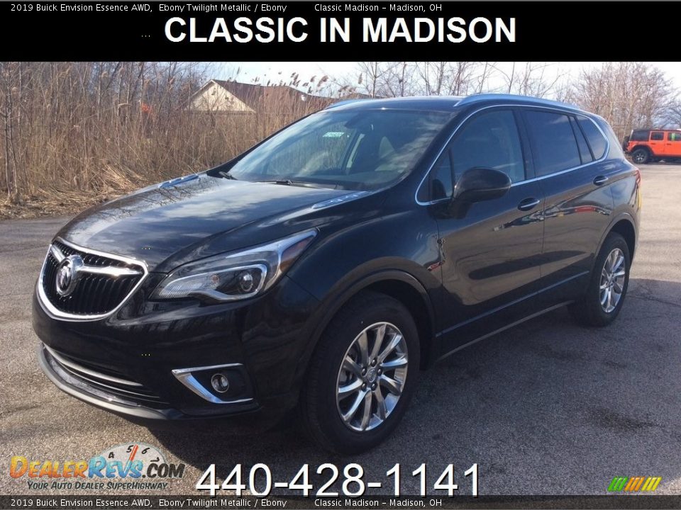 2019 Buick Envision Essence AWD Ebony Twilight Metallic / Ebony Photo #1