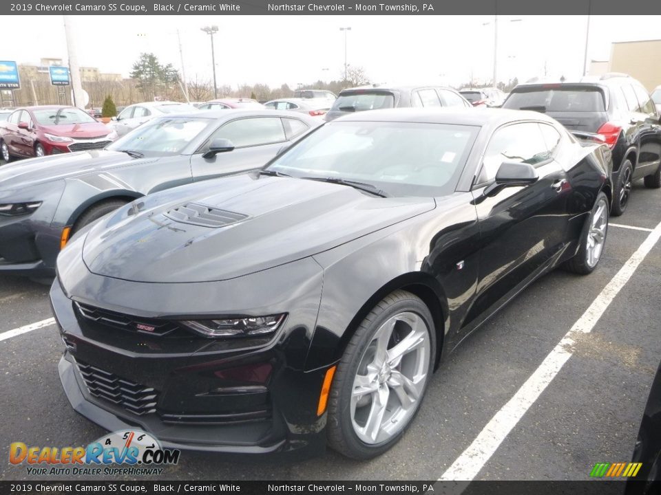 2019 Chevrolet Camaro SS Coupe Black / Ceramic White Photo #1