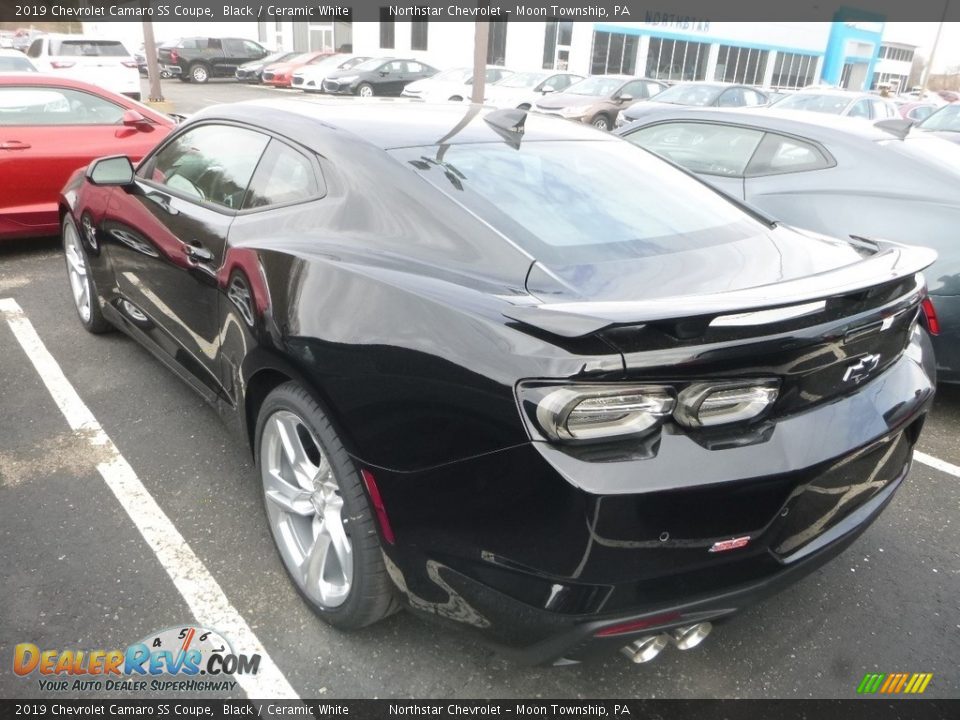 2019 Chevrolet Camaro SS Coupe Black / Ceramic White Photo #2