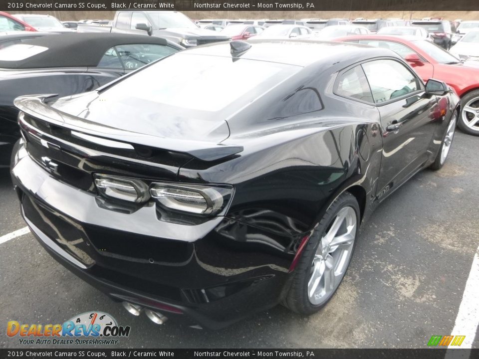 2019 Chevrolet Camaro SS Coupe Black / Ceramic White Photo #3