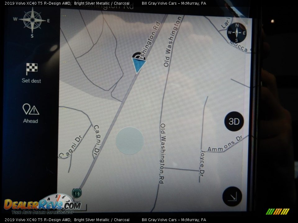2019 Volvo XC40 T5 R-Design AWD Bright Silver Metallic / Charcoal Photo #13