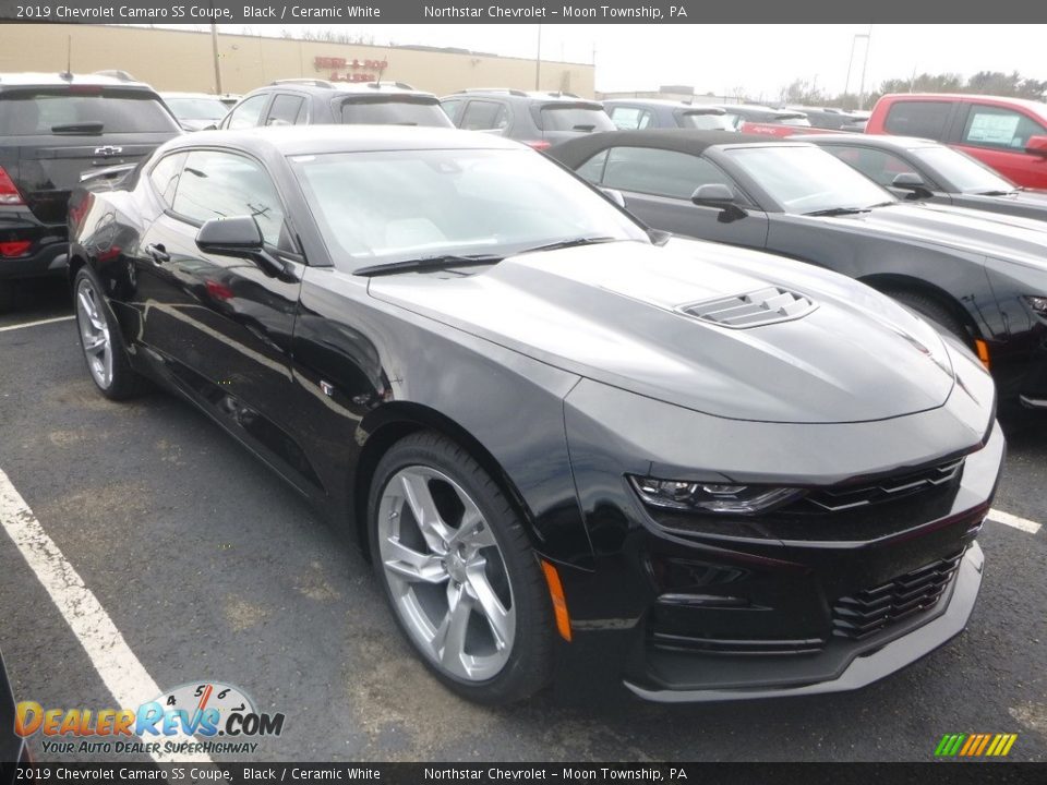 2019 Chevrolet Camaro SS Coupe Black / Ceramic White Photo #9