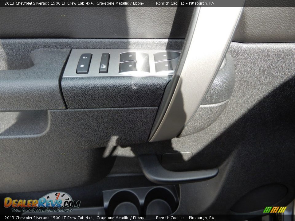 2013 Chevrolet Silverado 1500 LT Crew Cab 4x4 Graystone Metallic / Ebony Photo #16