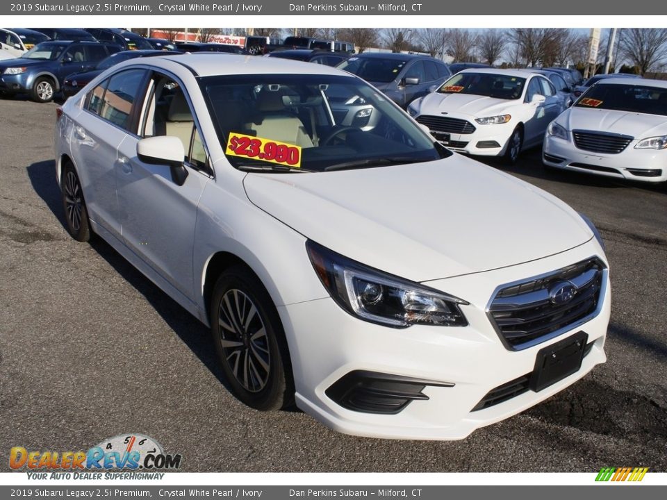 2019 Subaru Legacy 2.5i Premium Crystal White Pearl / Ivory Photo #3